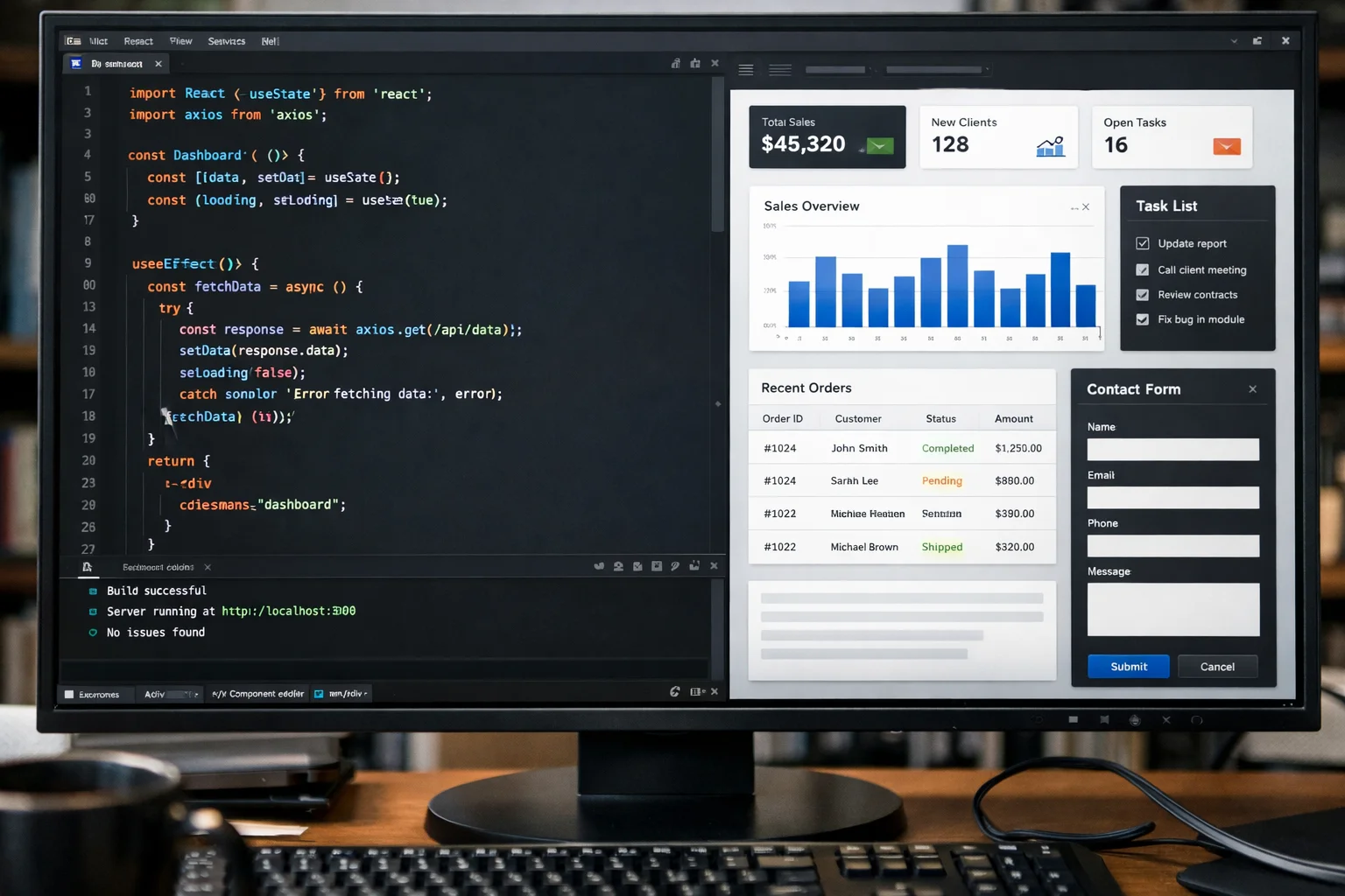 Développement logiciel sur mesure
